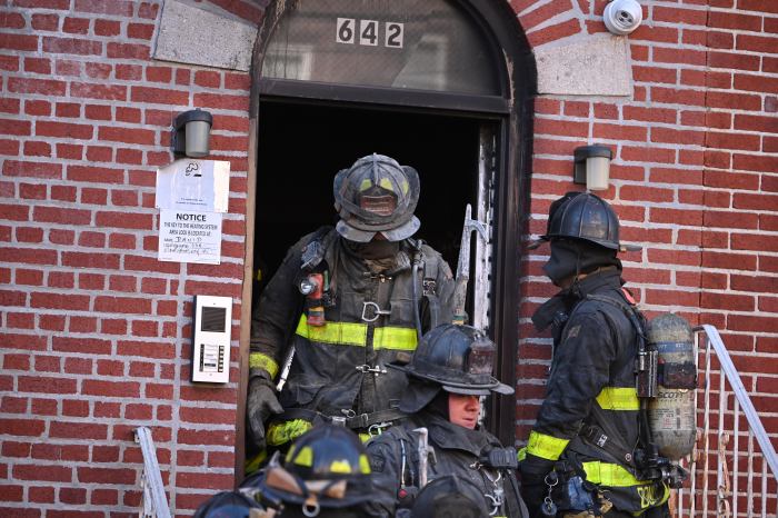 firefighters in east flatbush