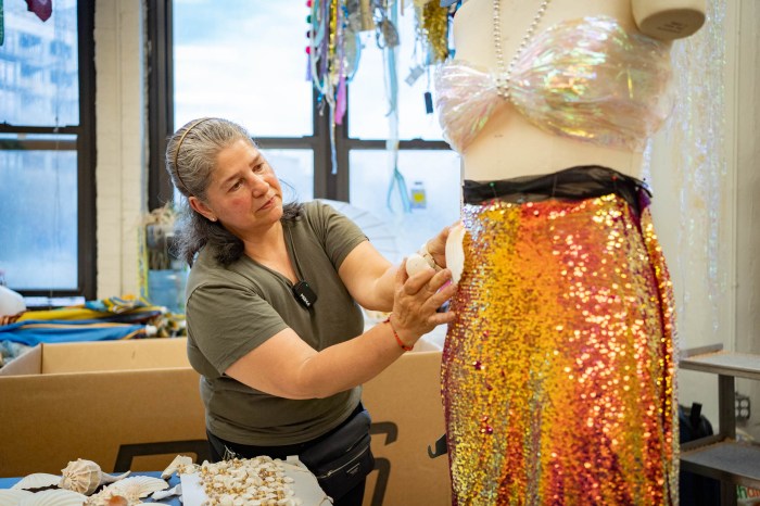 mermaid parade prep
