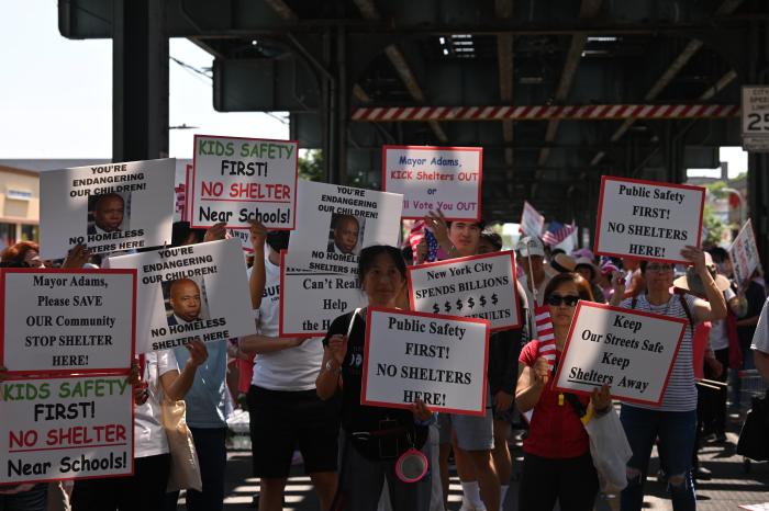 gravesend shelter protest