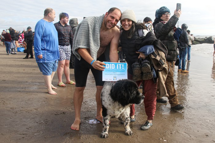 polar plunge dog