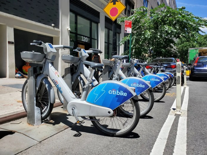 electric citi bikes in downtown brooklyn