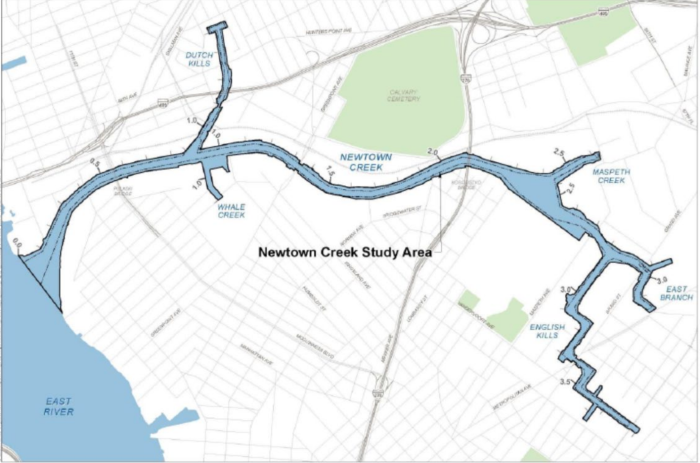 newtown creek map