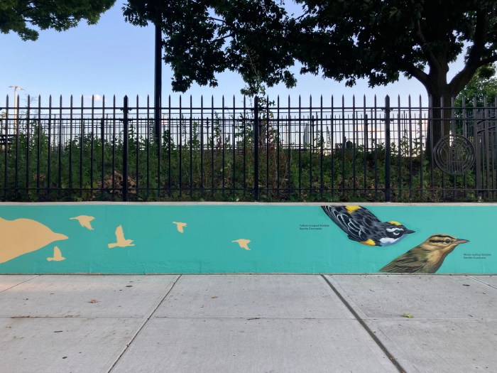 birds on mural