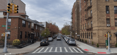 Jun Jin Yang was crossing the intersection of West 1st St. and Avenue P when he was pinned between the Cadillac and another vehicle.