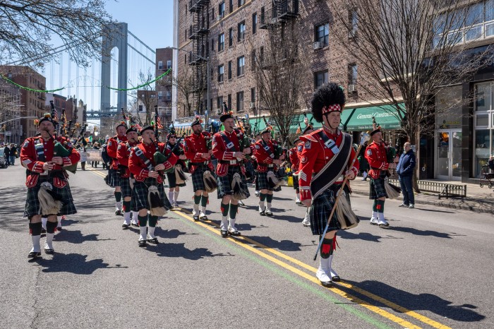 band at st. patrick's day parade