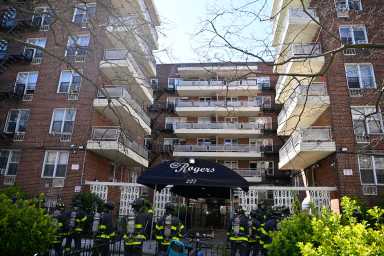 two-alarm flatbush fire