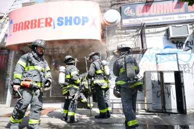 firefighters at brownsville fire