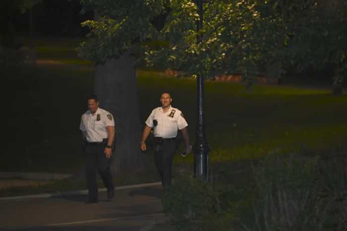 police on scene of cypress hills shooting