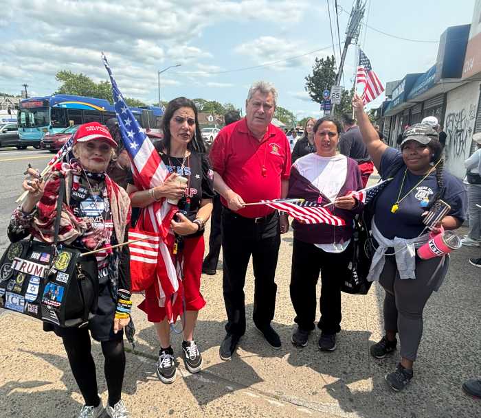 people at southern brooklyn protest